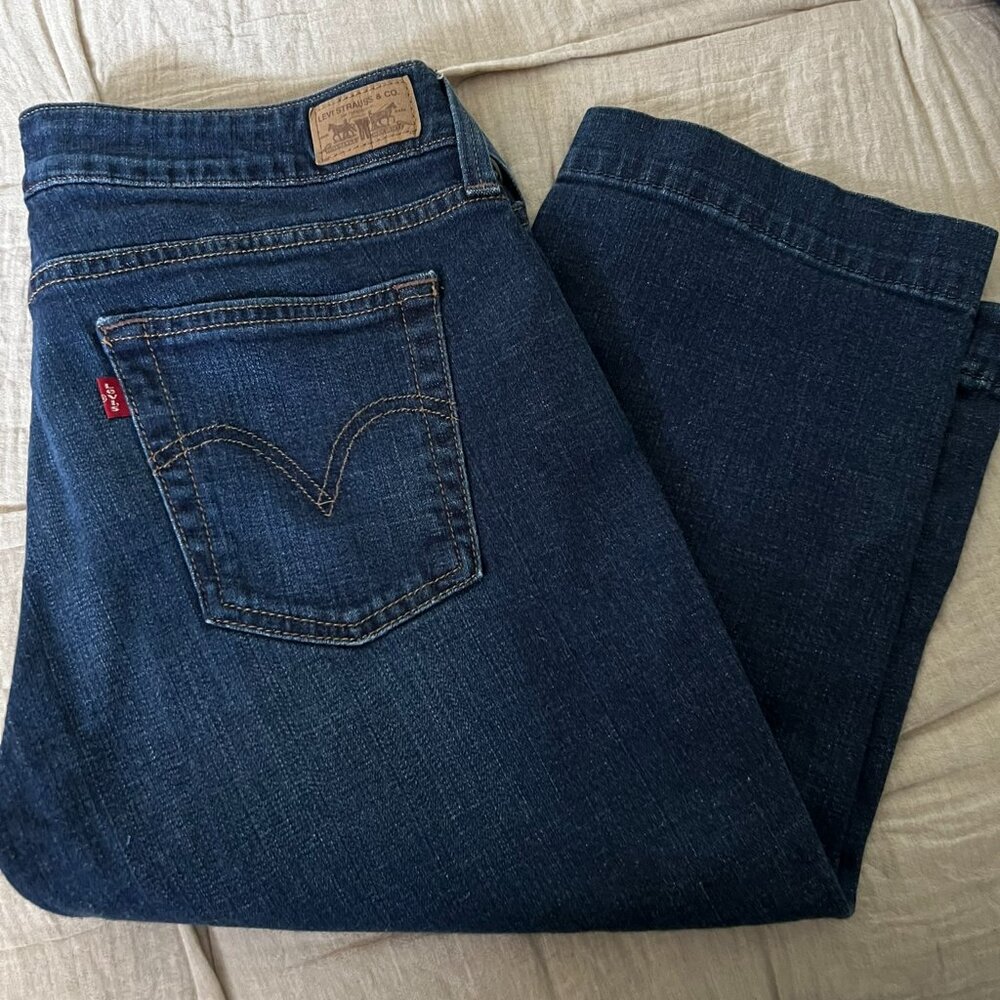 Levis, 545 Capri Jeans, Size 8